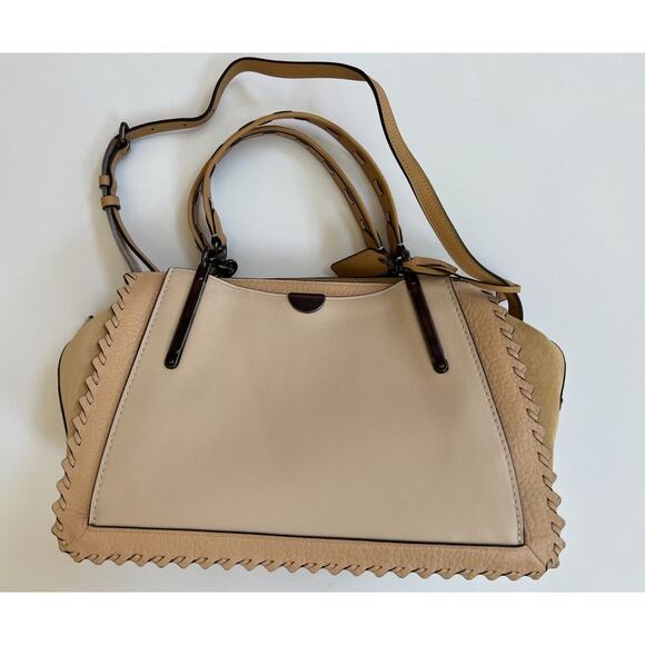 Coach Dreamer 36 In Colorblock With Whipstitch Ivory Multi/Pewter 69613 NWT - Picture 3 of 12